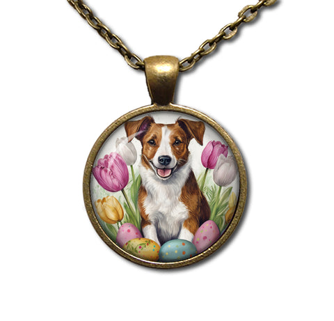 Easter Adorable Russell Terrier