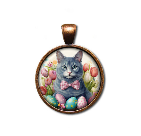Easter Russian Gray Blue Cat