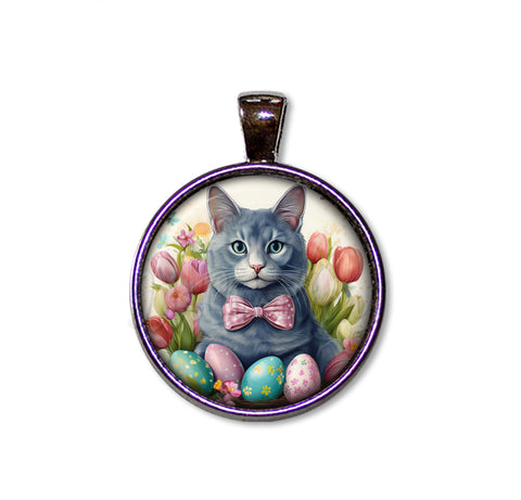 Easter Russian Gray Blue Cat