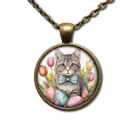 Easter Theme Tabby Cat Lovers