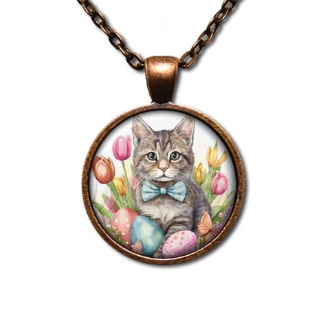 Easter Theme Tabby Cat Lovers