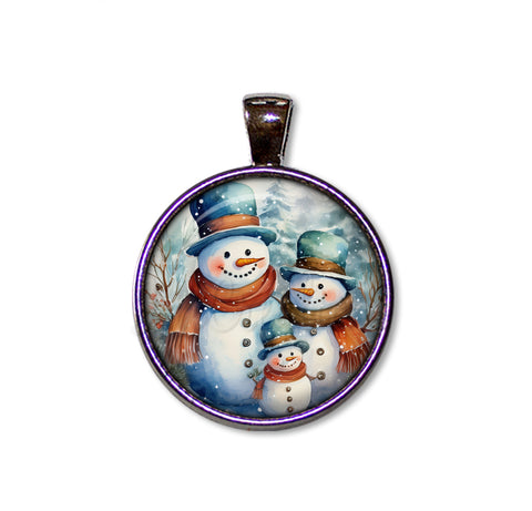 Winter Wonderland Snowman Family