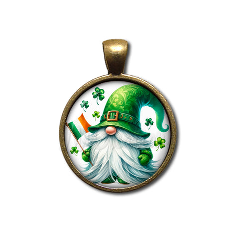 St Patrick's Day Gnome with Irish Flag