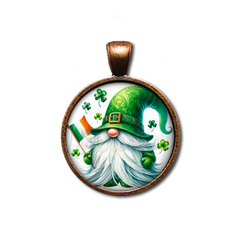 St Patrick's Day Gnome with Irish Flag