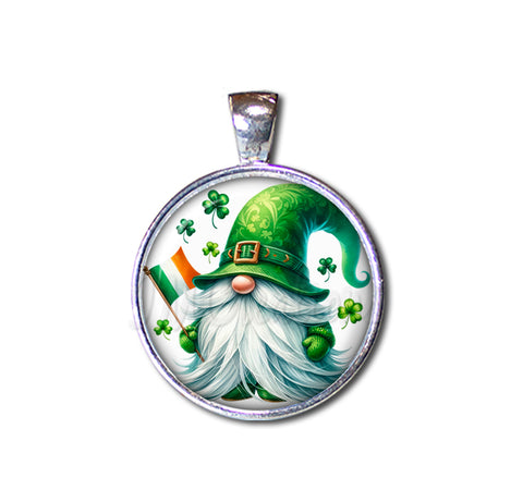 St Patrick's Day Gnome with Irish Flag