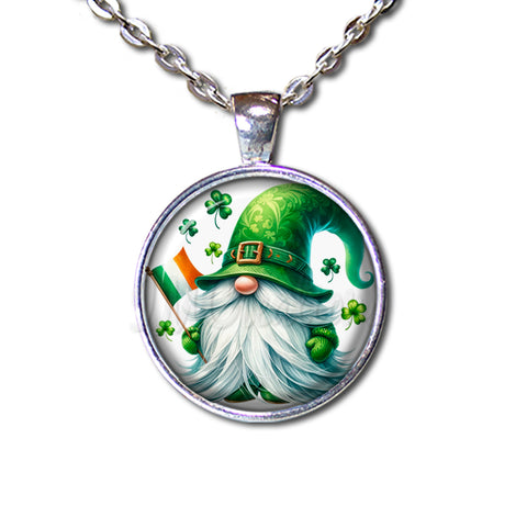 St Patrick's Day Gnome with Irish Flag