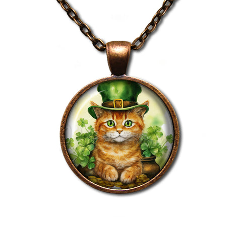 St Patrick's Day Sweet Tabby Kitten