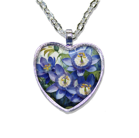 Beautiful Cluster of Passion Fruit Flowers