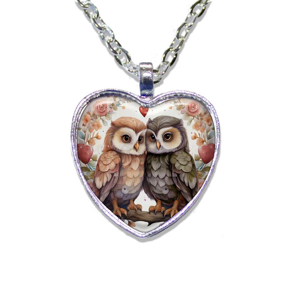 Valentine's Day Tree Owl Love