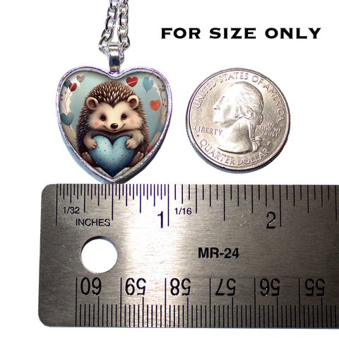 Valentine's Hedgehog Blue Heart