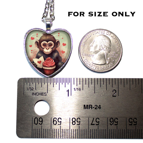Valentine's Day Monkey with Cupcake