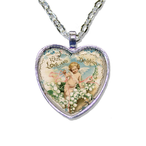 Victorian Cherub Love and Devotion