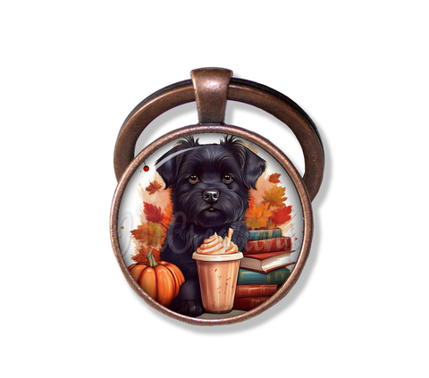 Autumn Scottish Terrier with Pumpkin Spice