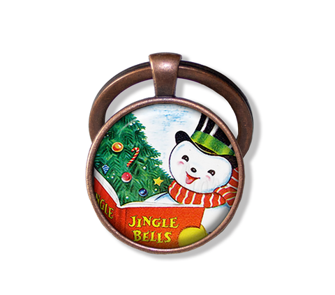 Vintage Jingle Bell Snowman