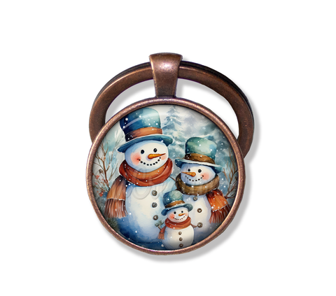 Winter Wonderland Snowman Family