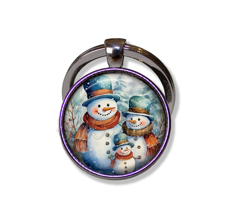 Winter Wonderland Snowman Family