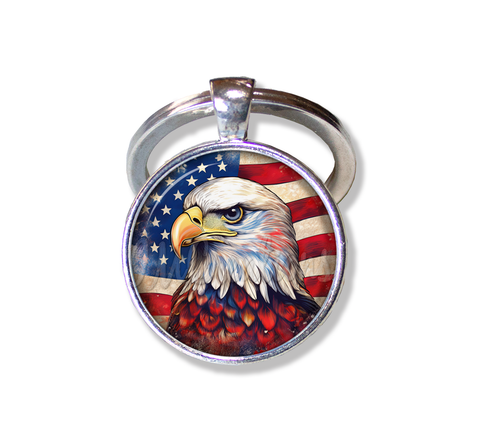 Patriotic Bald Eagle USA