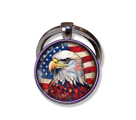 Patriotic Bald Eagle USA