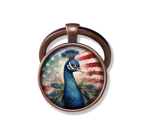 Patriotic Lovely Peacock Bird