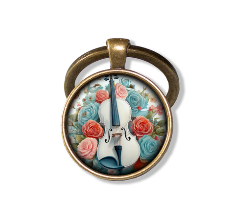 Shabby Chic White Cello