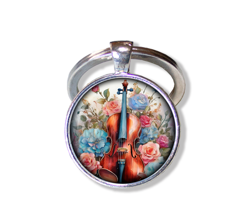 Colorful Shabby Chic Cello