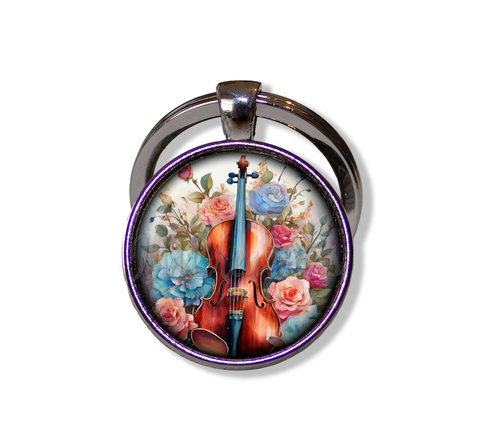 Colorful Shabby Chic Cello