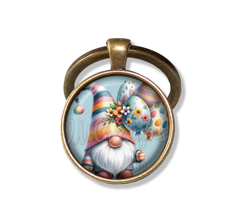 Easter Gnome with Egg Balloons