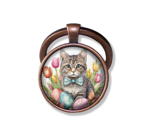 Easter Theme Tabby Cat Lovers