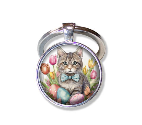 Easter Theme Tabby Cat Lovers