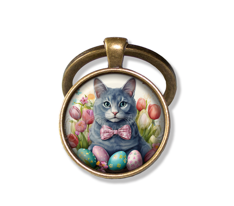 Easter Russian Gray Blue Cat