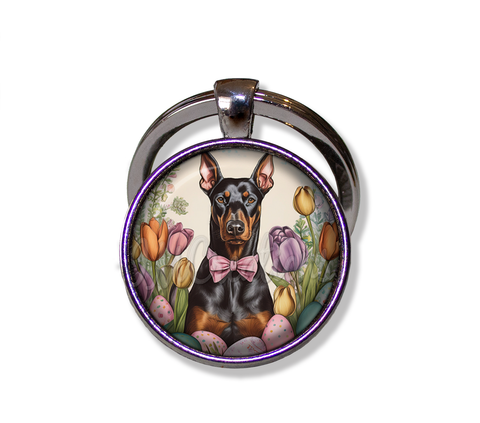Easter Sweet Doberman Dog