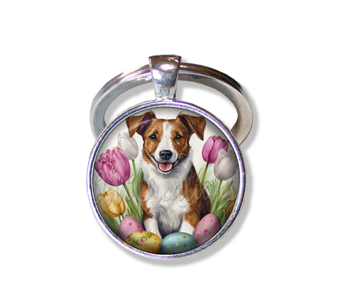 Easter Adorable Russell Terrier