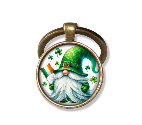 St Patrick's Day Gnome with Irish Flag