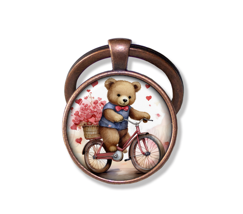 Teddy Bear Heart Basket