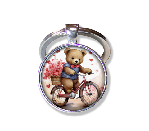 Teddy Bear Heart Basket