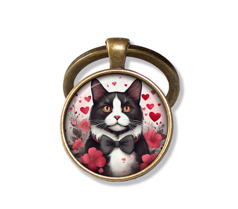 Cute Bowtie Tuxedo Cat