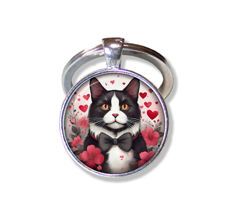 Cute Bowtie Tuxedo Cat