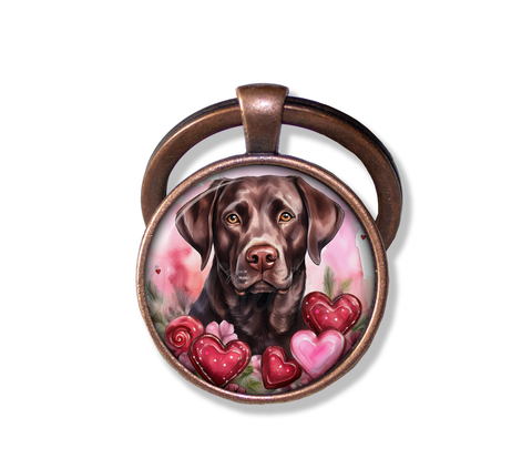 Sweet Valentine Chocolate Lab