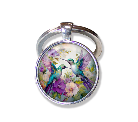 Couple of Hummingbirds [Purple Blues]