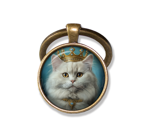Persian Cat with Crown