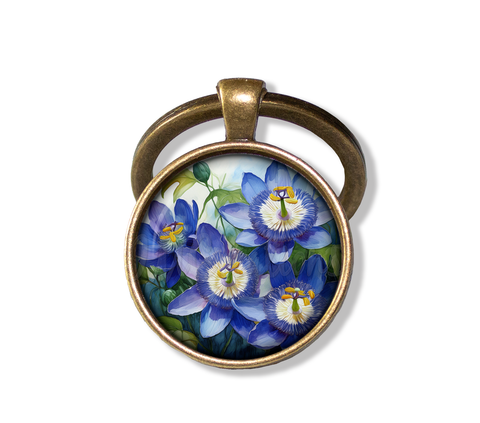 Art Nouveau Passion Flowers