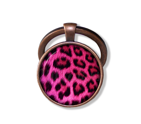 Leopard Animal Print Pattern (Fucshia)
