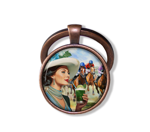 Vintage Style Horse Racing Mint Drink