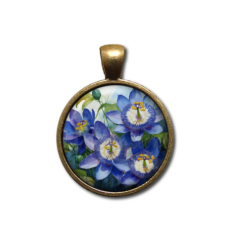 Art Nouveau Passion Flowers