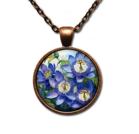 Art Nouveau Passion Flowers