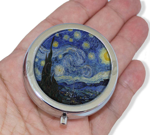 Van Gogh's Starry Night (Pill Case)