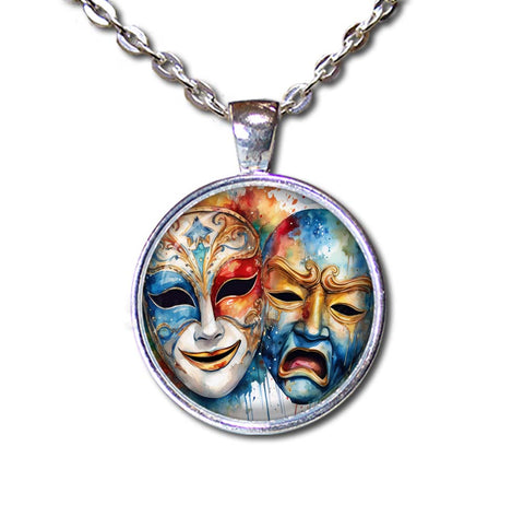 Colorful Theater Comedy and Tragedy