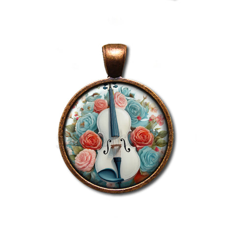 Shabby Chic White Cello