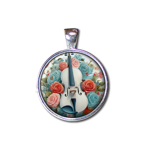 Shabby Chic White Cello