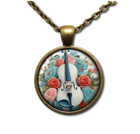 Shabby Chic White Cello